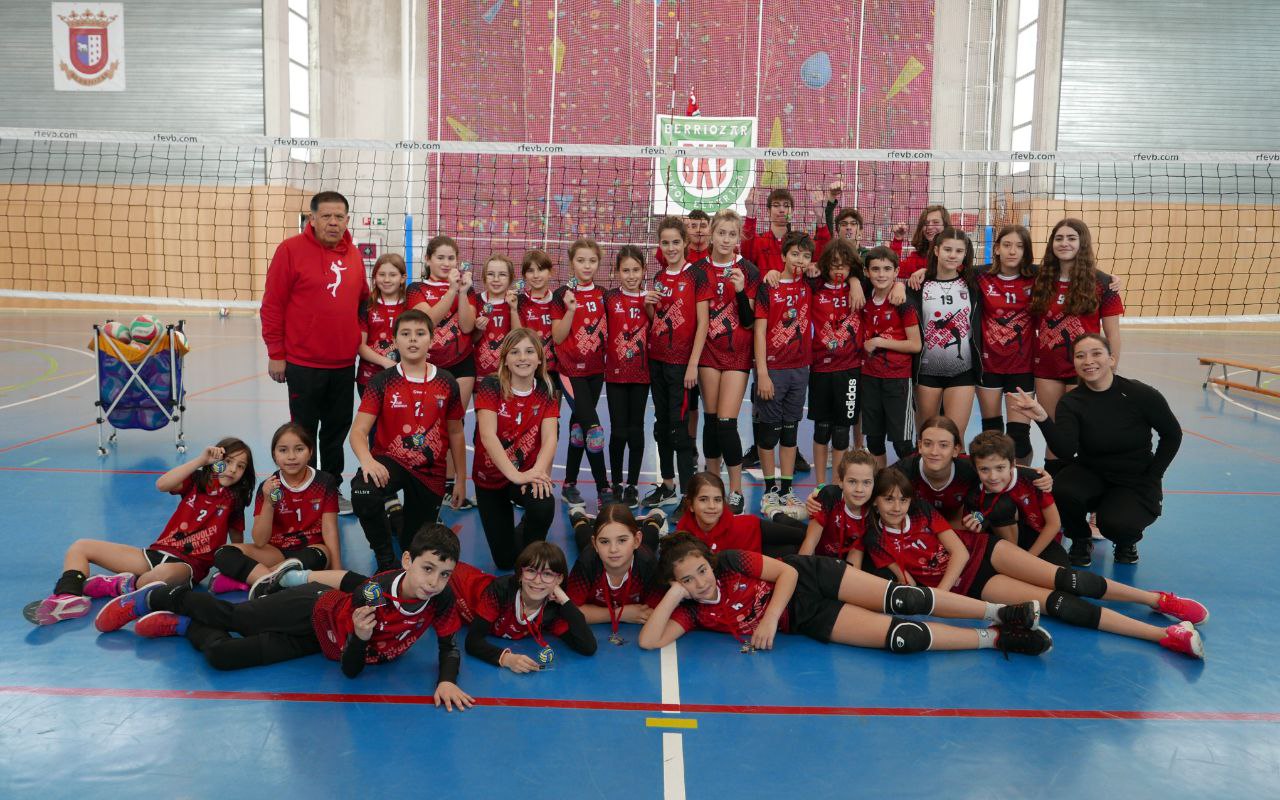 Celebrada la 1ª concentración Minivoley 2024